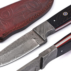 Handmade Damascus Skinner Knife